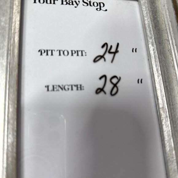 Talbots Women's Top Plus 1X Paisley Pink Blue Popover 3/4 Sleeves Cotton Light - Picture 8 of 9